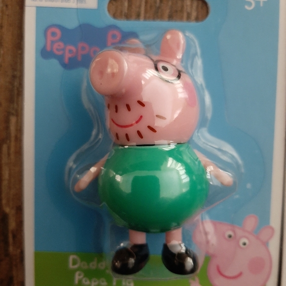 Peppa Pig Miniature Figures New Peppa Pig George Pig Mommy Pig Daddy Pig New - Picture 4 of 5